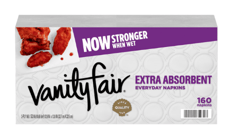 Vanity Fair Disposable Paper Napkins